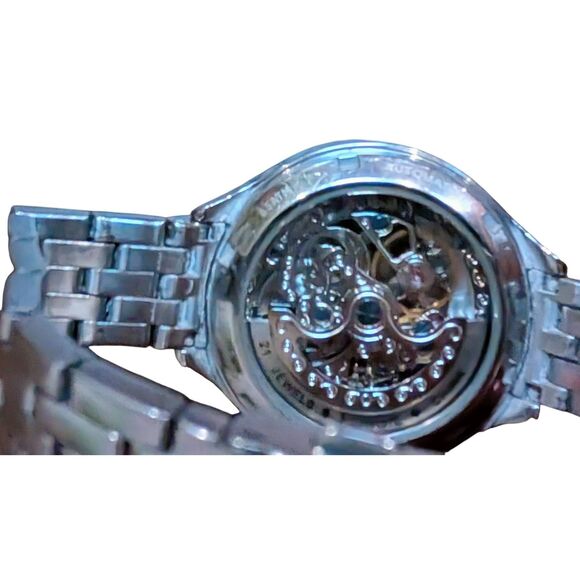 Fossil Skeleton Watch Mens Women's (unisex) Silver - Picture 5 of 5
